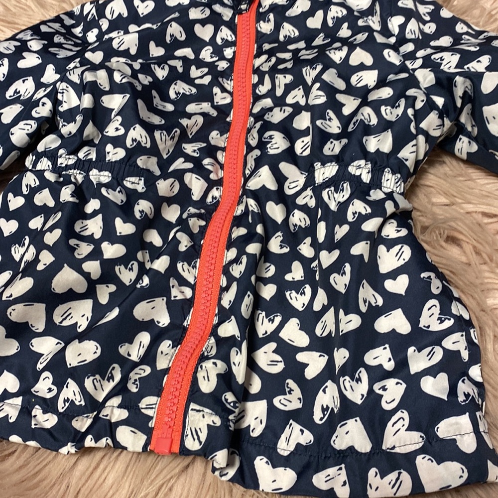 Girls Heart Spring/Fall Coat - Picture 2 of 6